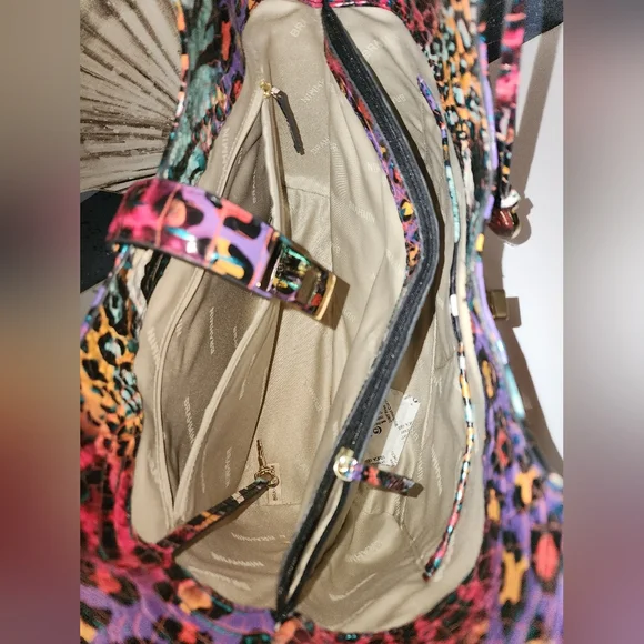 Brahmin Small Carla In Stampede Colorful Melbourne Leather - Picture 14 of 14